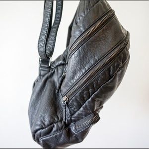 Urban Outfitters Black Leather backpack